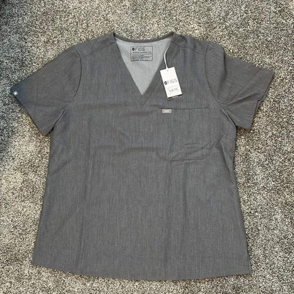 Figs Womens Catarina One-Pocket Top - XL